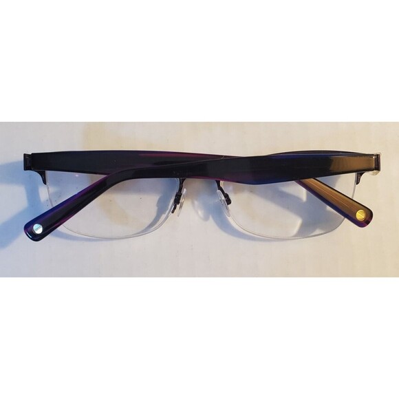 Isaac Mizrahi IMIY 03 Col 80 Purple Half Rim Eyeglasses Frames 53-17-135 Women\'s main image 5